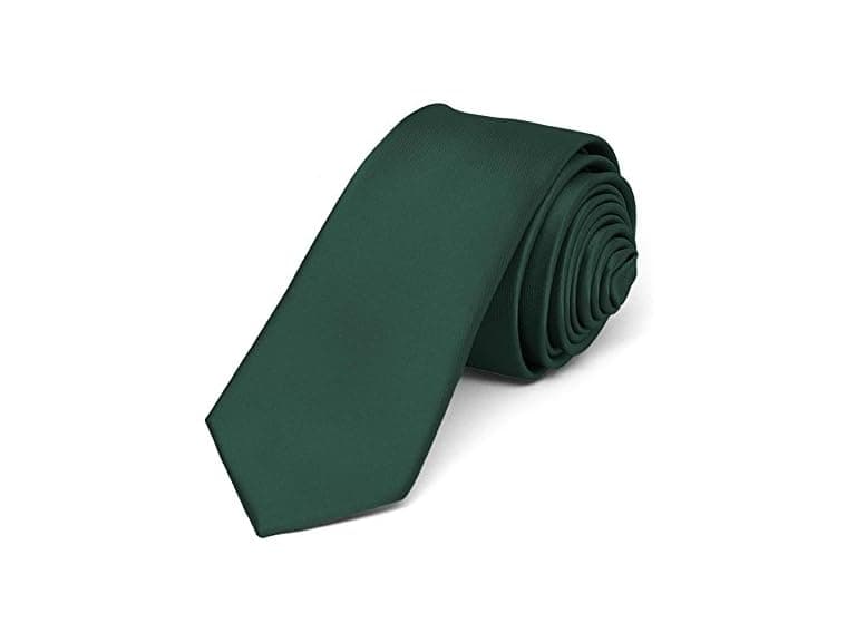 Tiemart (OS) Skinny Solid Necktie - Image 1