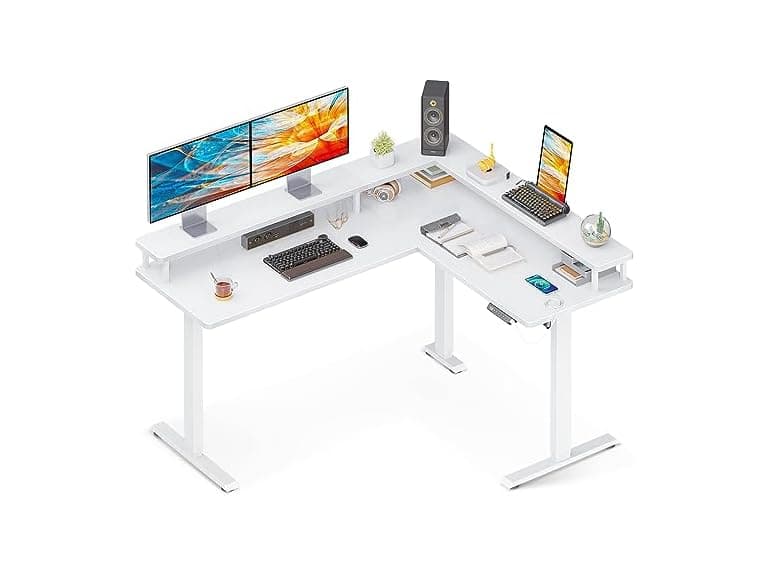 AODK L-Shape Electric Desk, 59"x48" - Image 1