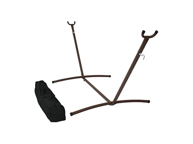 Sunnydaze Bronze Brazilian Hammock Stand with Case - Image 1