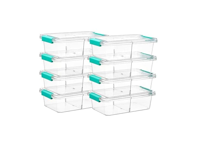 Vtopmart 8 Pack Clear Pencil Box - Image 1