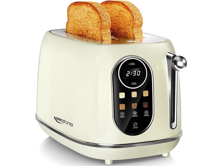 Beige Smart Touch Screen Toaster - Image 1