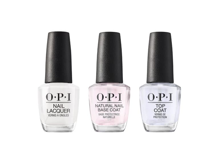 OPI Nail Lacquer Trio Set, Alpine Snow - Image 1