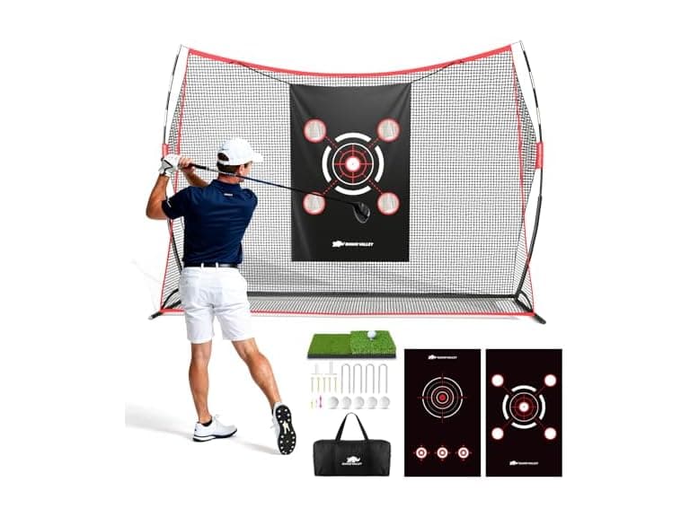 Rhino Valley Golf Practice Net with 2 Targets - Image 1