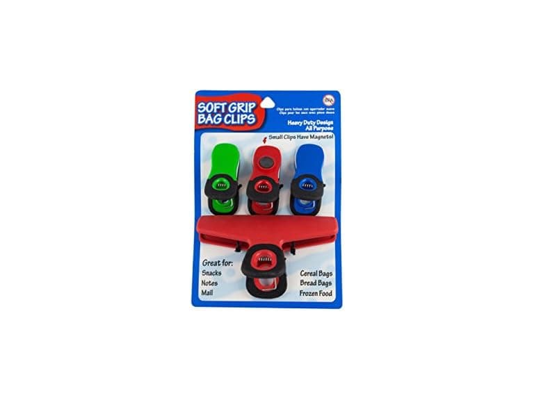 Jacent Softgrip Bag Clips 4ct, 4 CT - Image 1