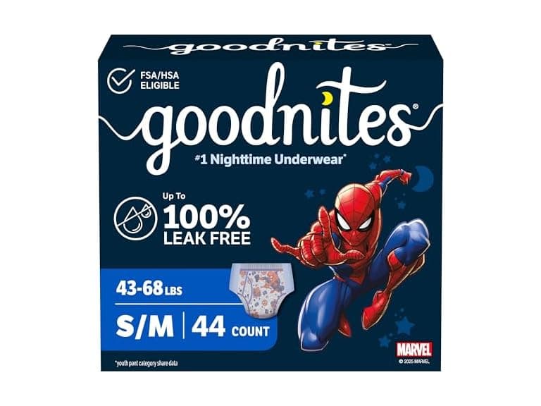 Goodnites Boys Nighttime Bedwetting Underwear - Image 1