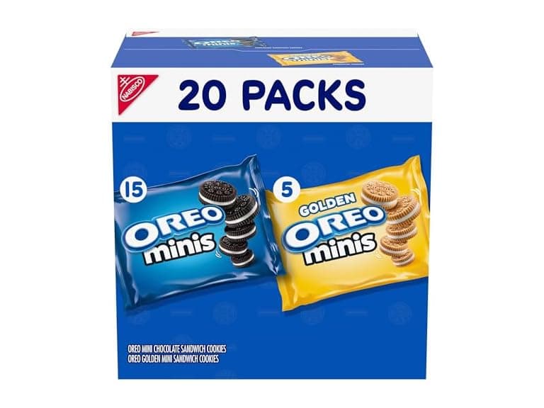 Oreo Mini Mix Sandwich Cookies Variety Pack, 20PK - Image 1