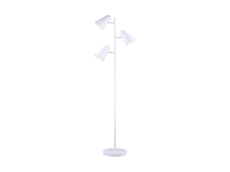 ORLI 3 Light Floor Lamp Matte White Fini - Image 1