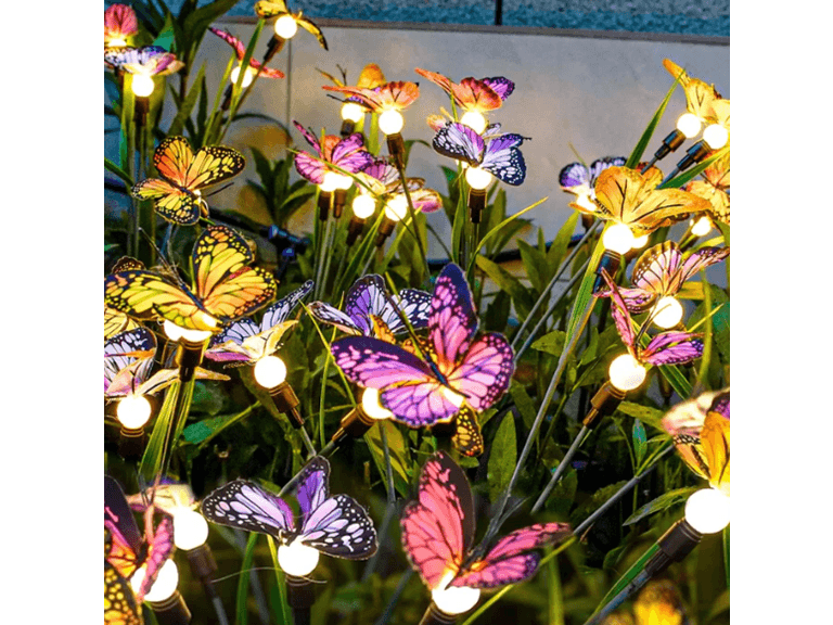 Hakol 4 Pack Solar Garden Lights Solar Outdoor - Image 1