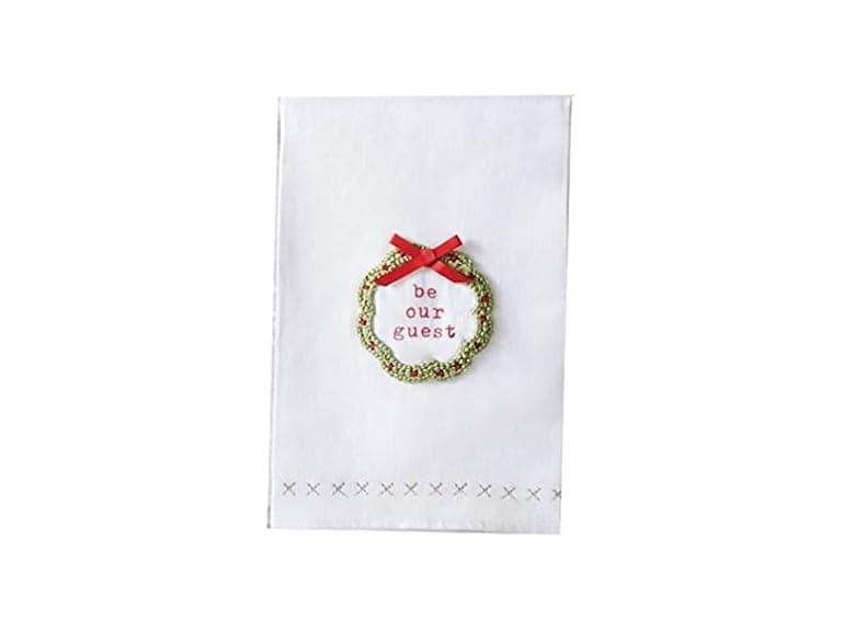 Mud Pie "Be Our Guest Weath French Knot - Image 1
