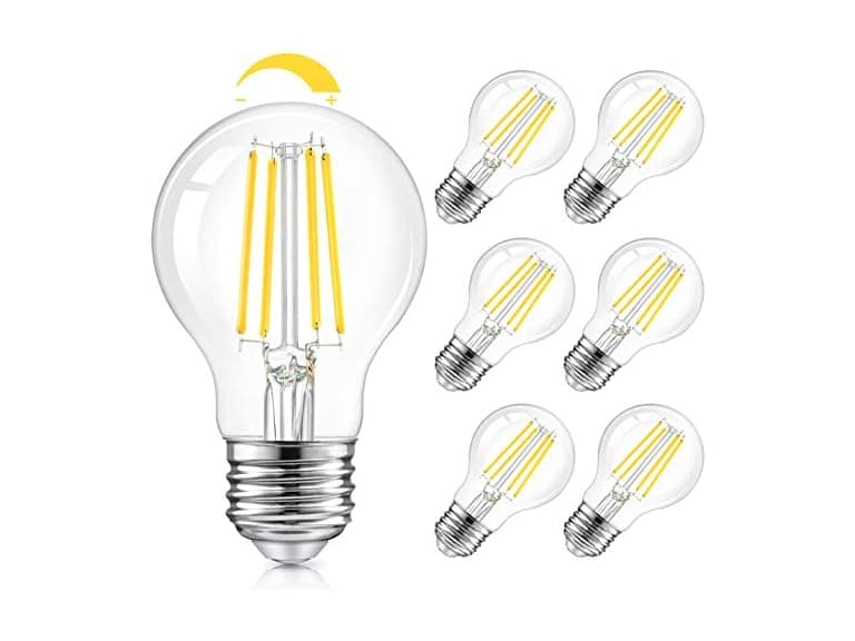 TOBUSA 6 Pack A19 Edison Bulbs 5000K - Image 1