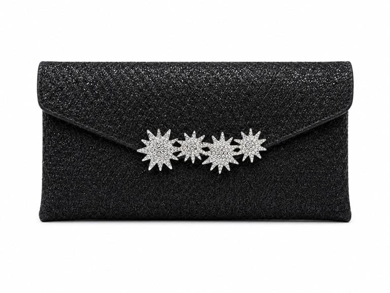 Stuart Weitzman Danika Crystal Stars Clutch - Image 1