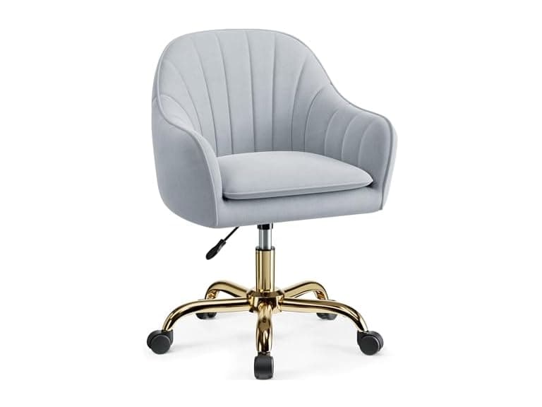 BestEve W0893 Vanity Chair with Wheels 3 - Image 1
