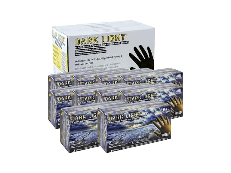 Adenna Dark Light Bulk Disposable Nitrile Gloves - Image 1