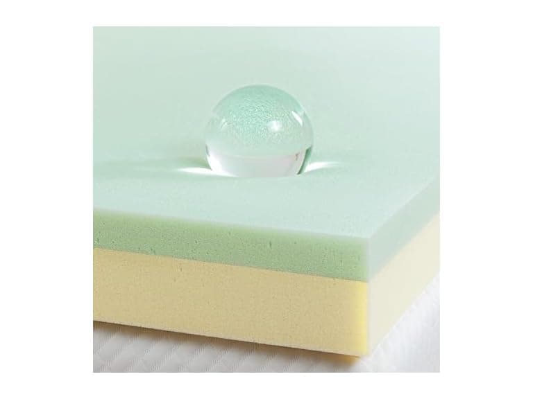 Zinus 4 Inch Green Tea Memory Foam Twin Mattress Topper - Image 1