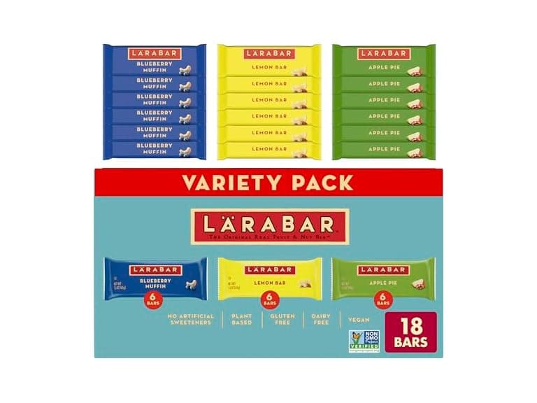 18CT Larabar Fruit Lovers Variety Pack, Gluten Free - Image 1
