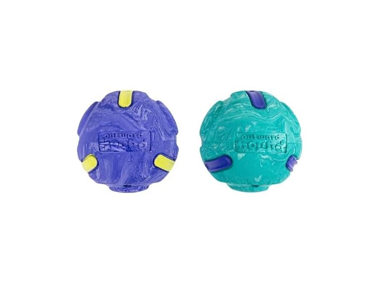 Outward Hound FlyFetch Rubber Fetch Ballz Dog Toy - Image 1