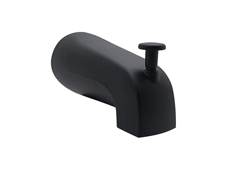 Westbrass A531D-1F-62 5-1/4" Reach Wall Mount Tub Spout - Image 1