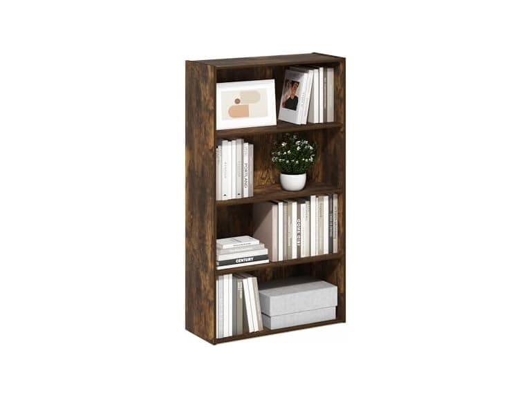 Furinno PASIR Book Shelf, 4-Tier Bookshelf - Image 1