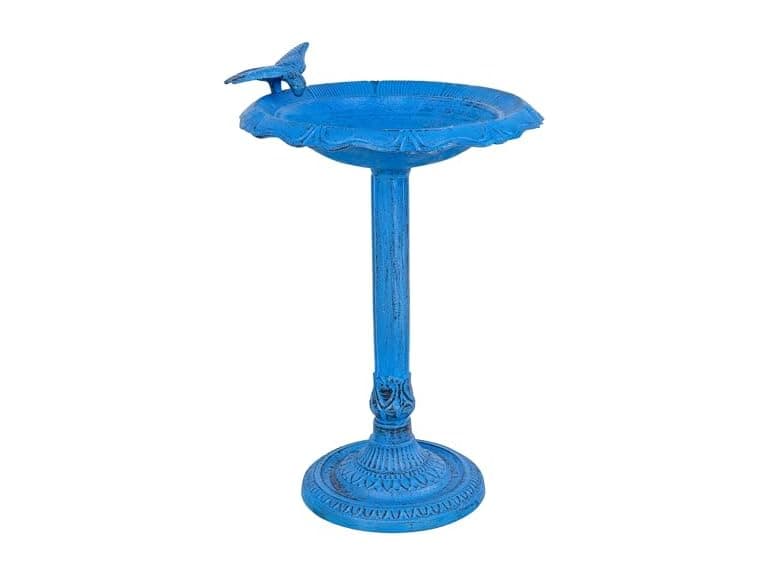 Sunnydaze Garden Visitor Metal Bird Bath - Image 1