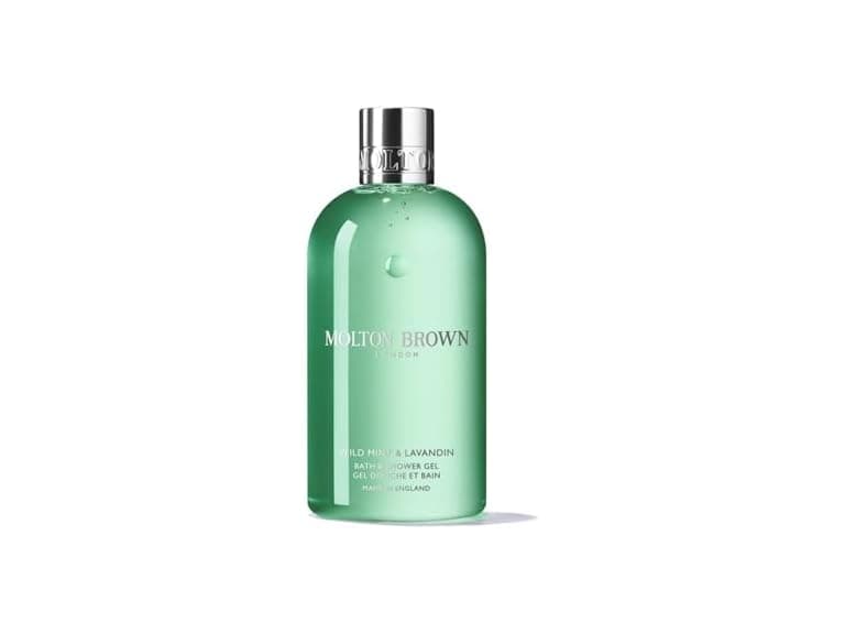 (2 Pack) Molton Brown Wild Mint and Lavandin Bath and Shower Gel, 10 oz - Image 1