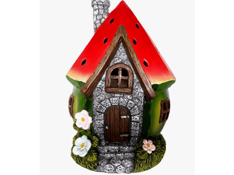 Santa's Workshop, Inc 34102 Solar Watermelon House Green - Image 1