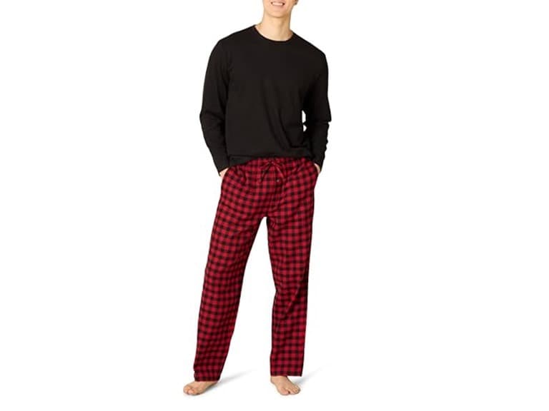 Amazon Essentials Men Flannel Pajama Set - Image 1