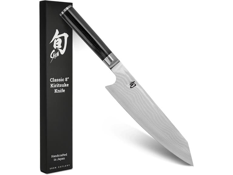 Shun Classic 8" Kiritsuke Knife, Handcrafted Japanese - Image 1