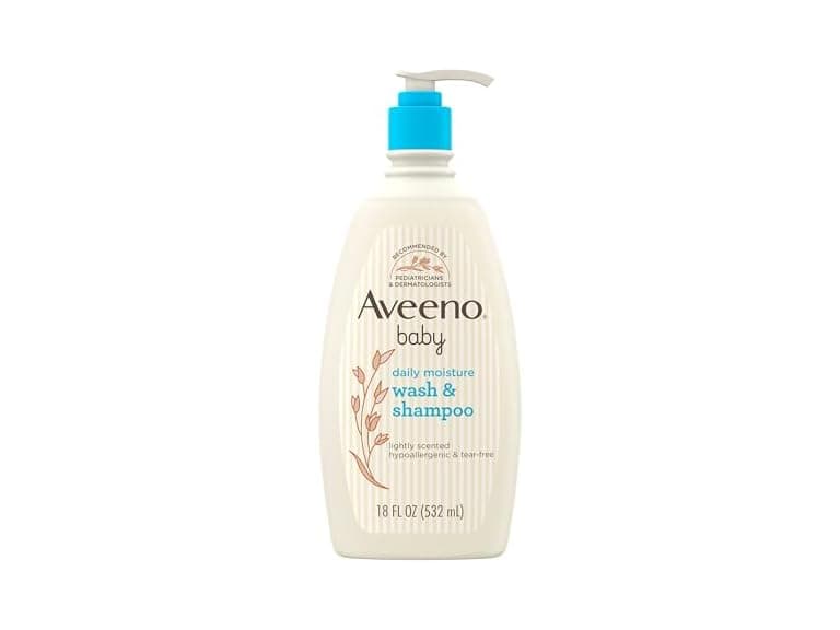 Aveeno Baby Daily Moisture Gentle Body Wash & Shampoo - Image 1