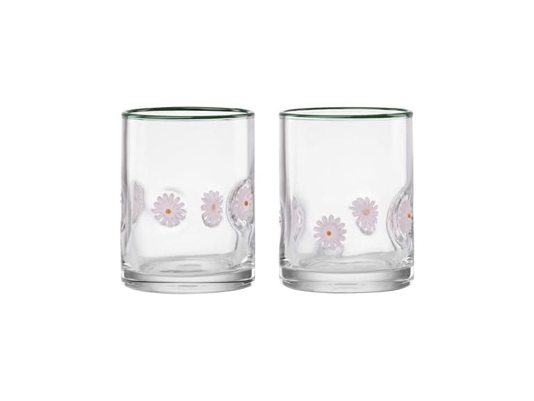 Oneida Glassware, 24 Seven First Bloom Flower, Set of 2 - Image 1