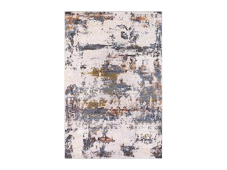 L'Baiet Elena Blue Distressed 2x6 Runner Rug - Image 1