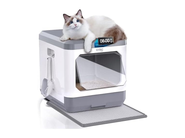(Upgraded) Smart Cat Litter Box, Enclosed Ext - Image 1