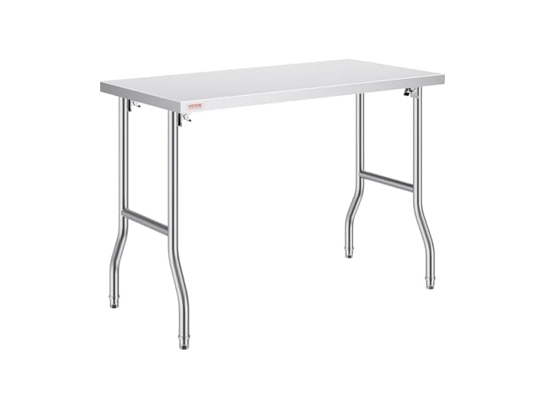 VEVOR Folding Commercial Prep Table - Image 1