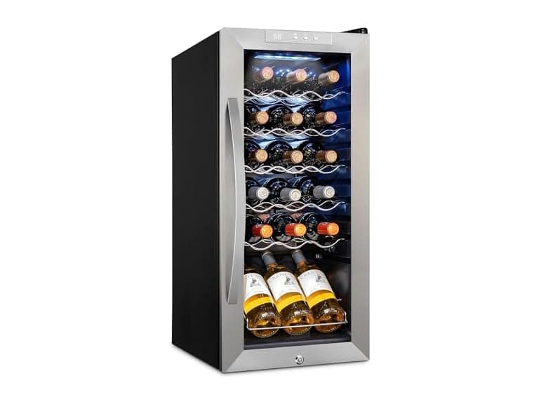 Schmecke 18 Bottle Compressor Wine Cooler Refrigerator w/Lock - Image 1