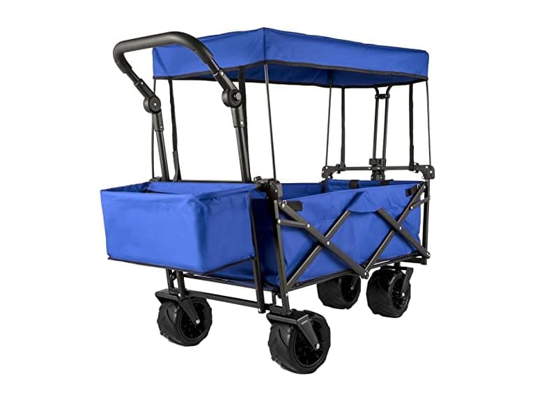Extra Large Collapsible Garden Cart with - Image 1