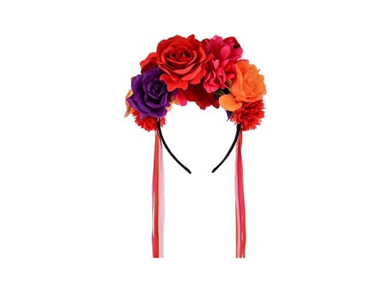 Floral Fall (Medium) Day Dead Flower Crown Hc-23 - Image 1