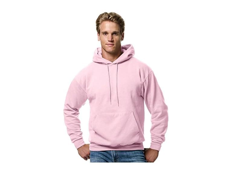 Hanes Men (S) Fleece Full Cut Hood Pullover Hoodie - Image 1