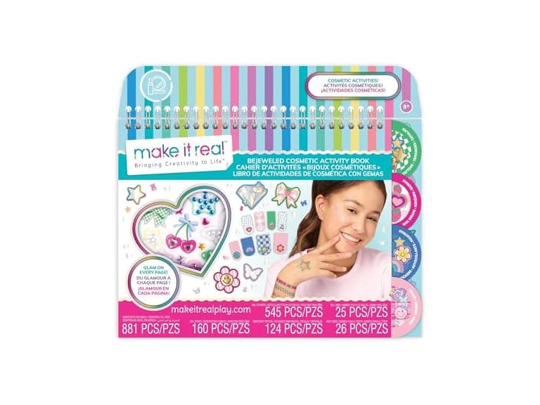 Make It Real: Bejeweled Cosmetic Activity Book - Image 1
