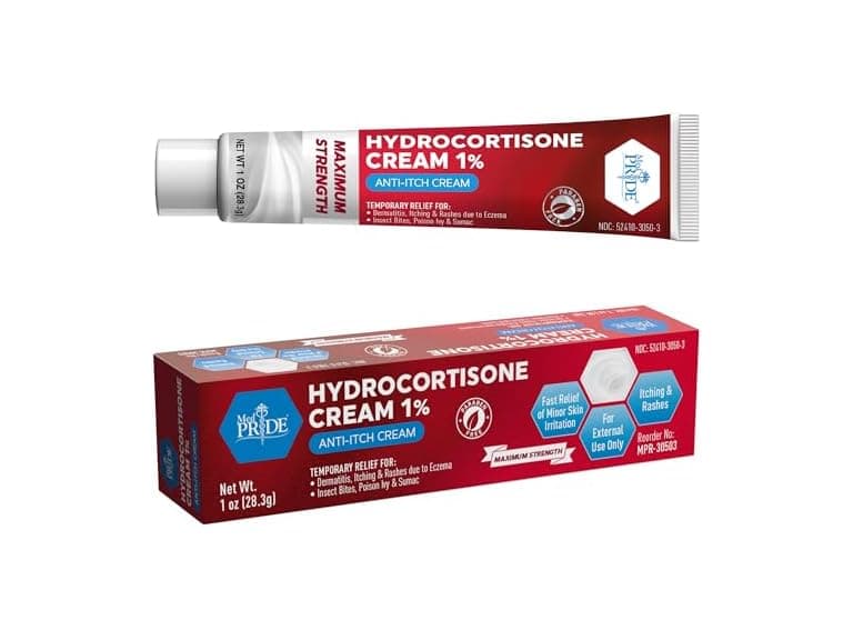 MED Pride Hydrocortisone Cream 1%, 1 oz – Maximu - Image 1