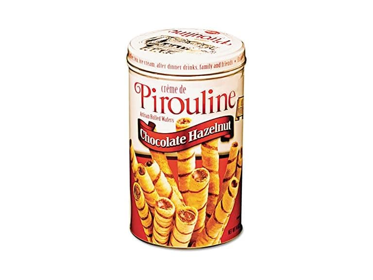De Beukelaer Chocolate Hazelnut Pirouline Wafers - Image 1