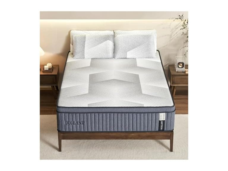 DIGLANT King 14" Euro Top Hybrid Mattress - Image 1