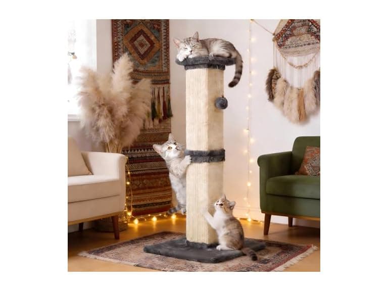 Fansafurn Tall Cat Scratching Post, 32'' - Image 1