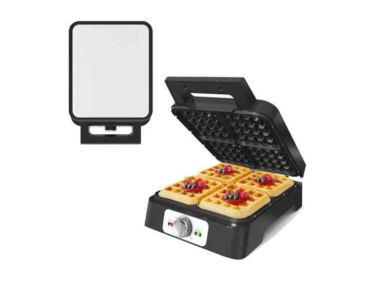 SUNVIVIPRO 4 Slices Belgian Waffle Maker - Image 1