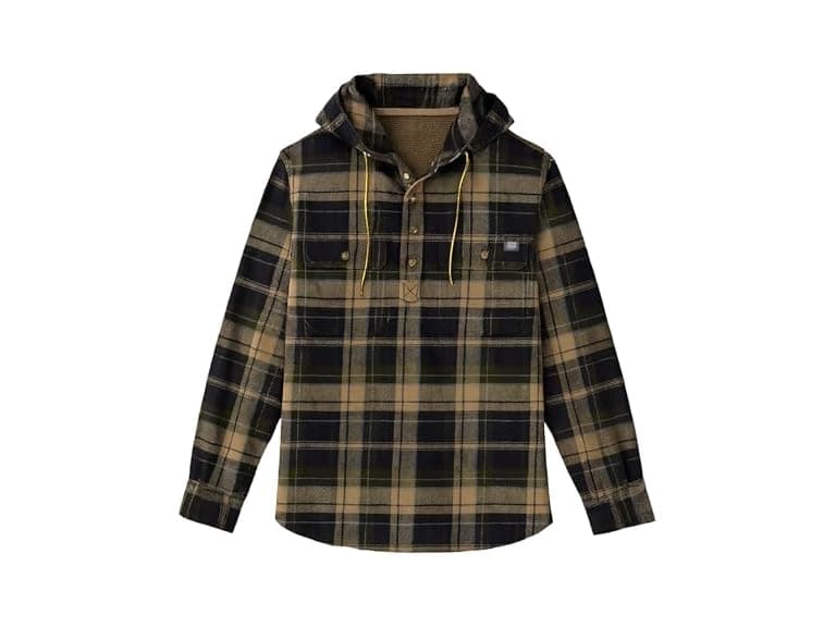 Field & Stream Mens Raghorn Flannel Hoodie - Image 1