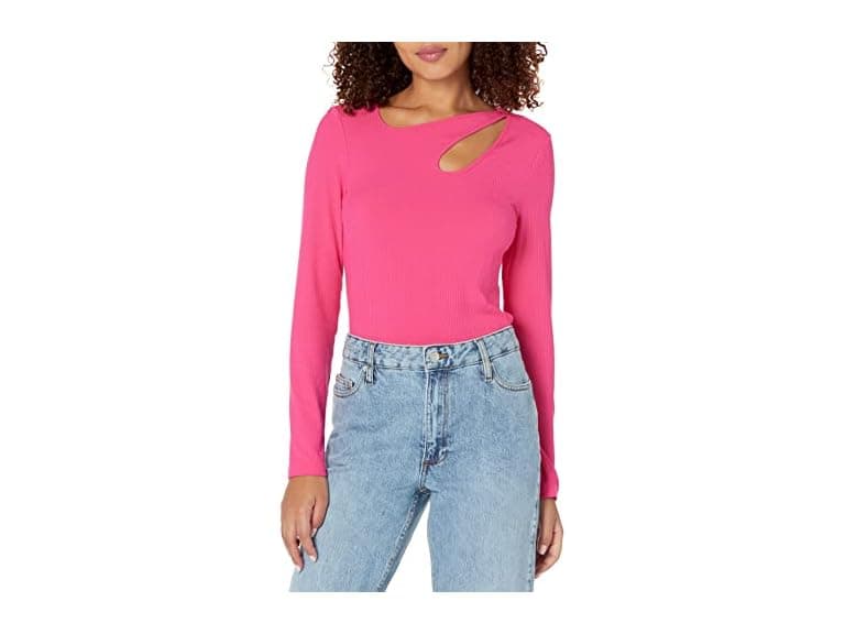 The Drop Women's Doug Cutout Knit Top - Image 1