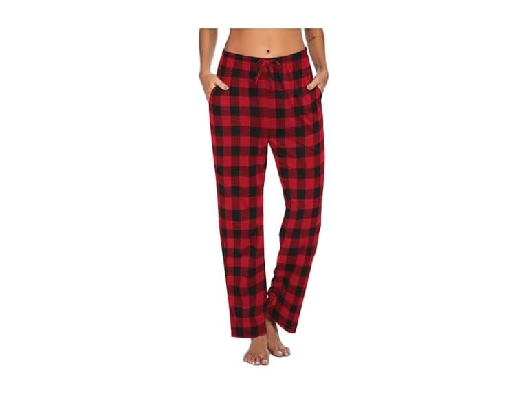 Ekouaer (M) Pajama Pants Comfy Pj Sleepwear - Image 1