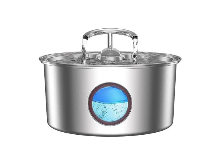 tomxcute Tomxcute Cat Water Fountain Stainless - Image 1