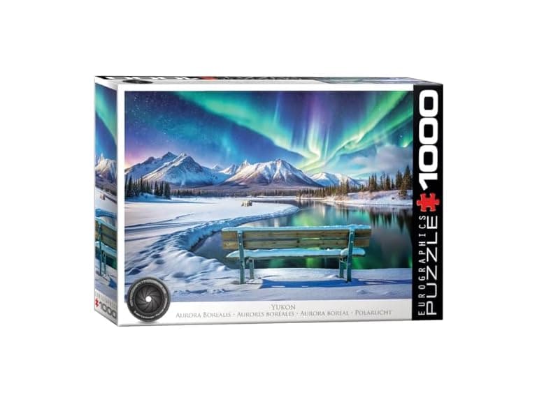 Aurora Borealis, Yukon 1000 Piece Puzzle - Image 1