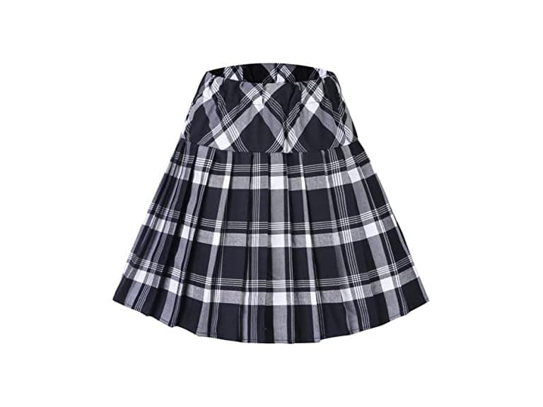 Urban CoCo Women (XL) Elastic Waist Pleated Skirts - Image 1
