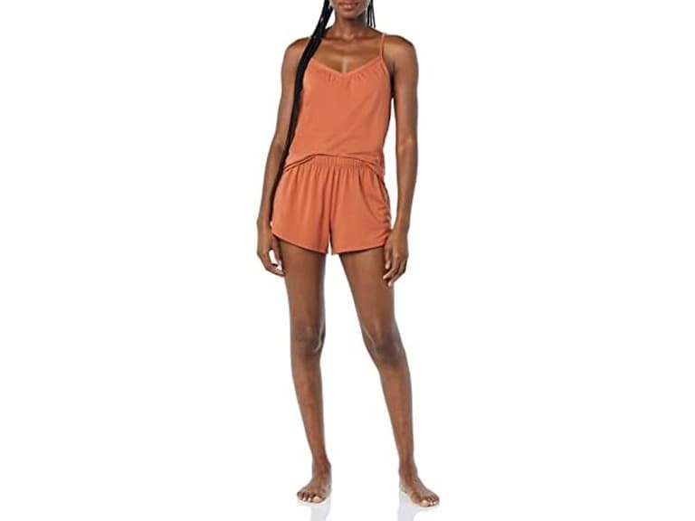 Amazon Essentials Women Knit Jersey Cami Short Set - Image 1