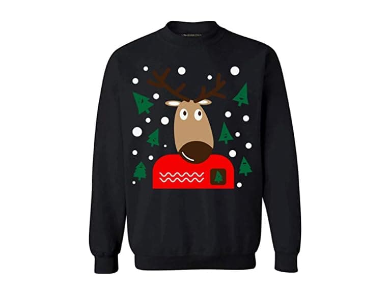 Awkward Styles (S) Cute Reindeer Ugly Sweater - Image 1
